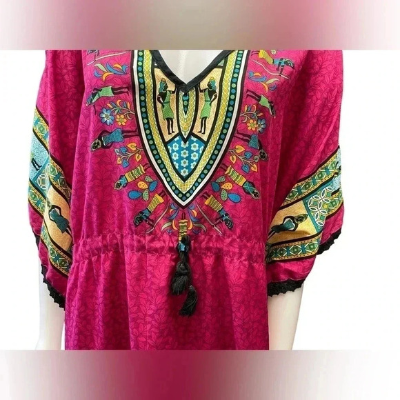 Rebellion Kafton Festival  Egyptian Motif One Size Dress - Picture 4 of 10